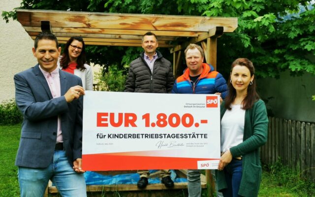 SPÖ-Spen­de für ein Kin­der­la­chen