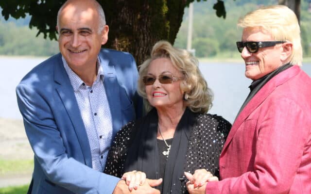 Schla­ger­star Hei­no dreh­te heu­te am Ossia­cher See
