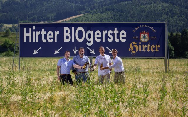 Zwei­te Ern­te von Bio-Gers­te für „Hirter“