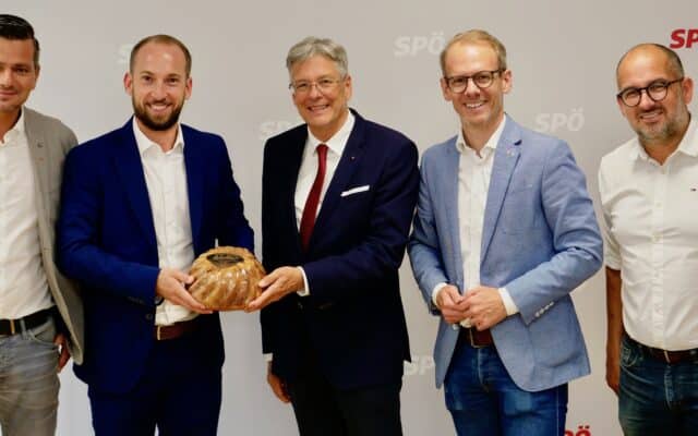 Kai­ser emp­fing Kol­le­gen der SPÖ Salz­burg