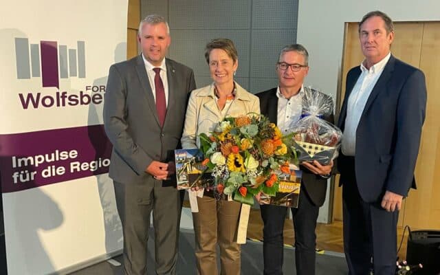 Infi­ne­on-Che­fin war im „Forum Wolfs­berg“ zu Gast