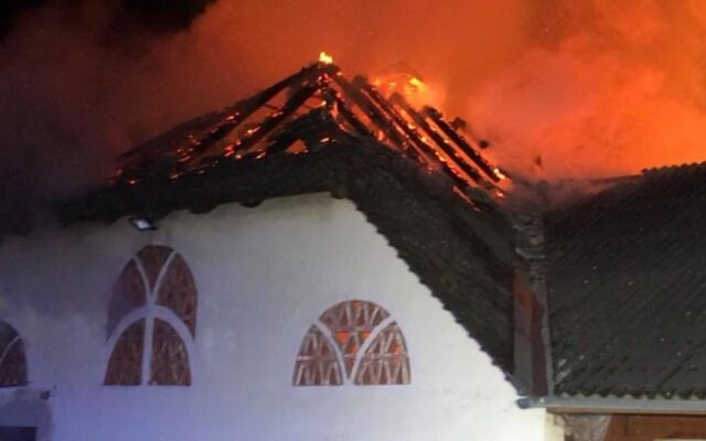 Groß­brand in Eppers­dorf bei Brückl