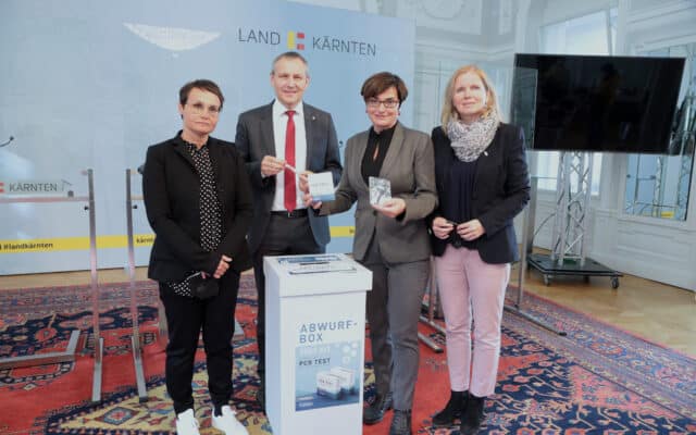 PCR-Gurgeltestaktion „Kärnten gurgelt“