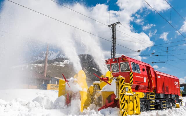 Die ÖBB sind für Schnee und Eis gerüs­tet