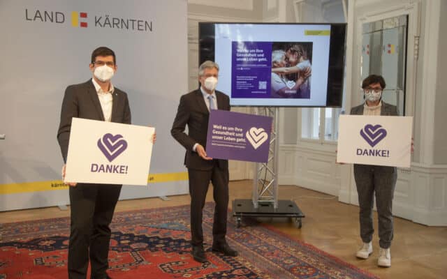 Neue Impf-Kam­pa­gne des Lan­des Kärn­ten