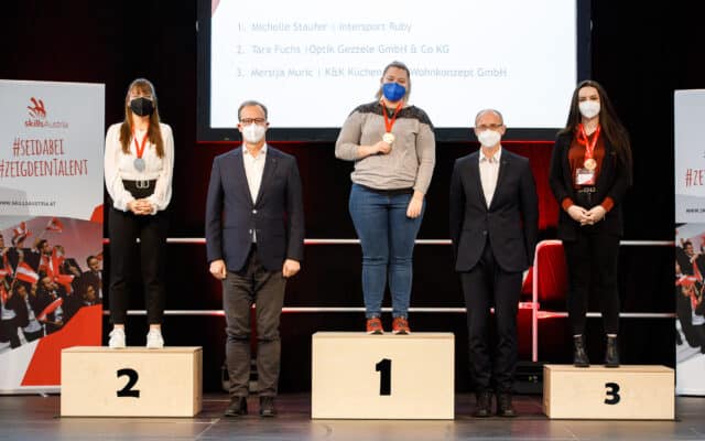 Bron­ze für Mer­si­ja Muric bei den „Aus­tri­an Skills“