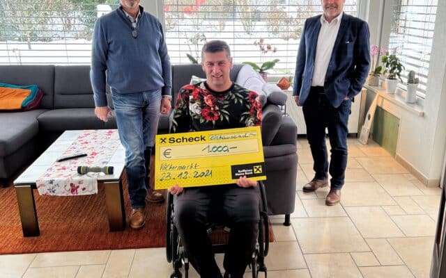 Spen­de für Denis Cau­se­vic