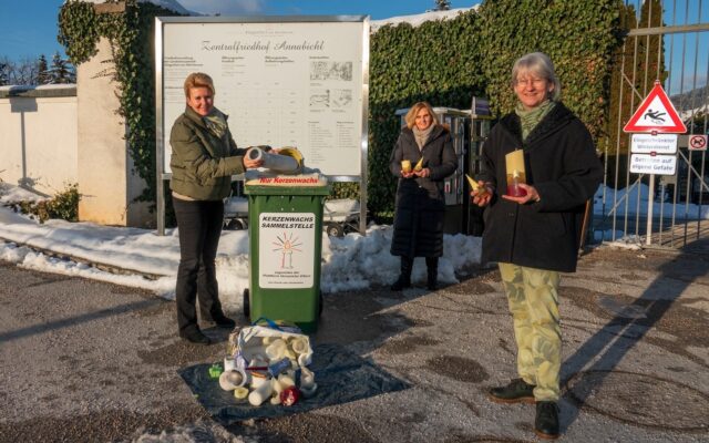 Ker­zen­wachs: Recy­cling-Pro­jekt in Anna­bichl