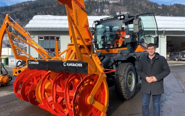 Neu­es Hoch­leis­tungs­ge­rät im Win­ter­dienst-Ein­satz