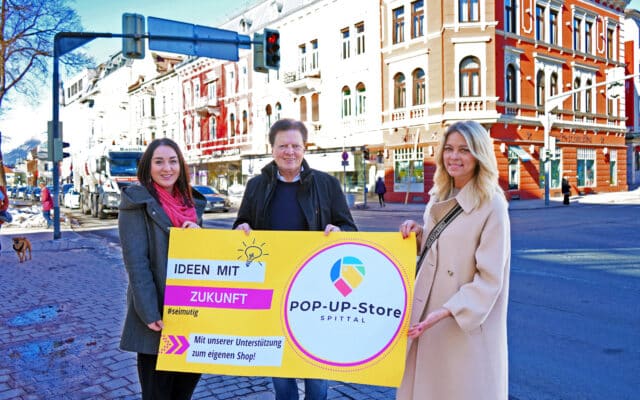 „Mei­ne Pop-up-Store Koope­ra­ti­on“ in Spit­tal