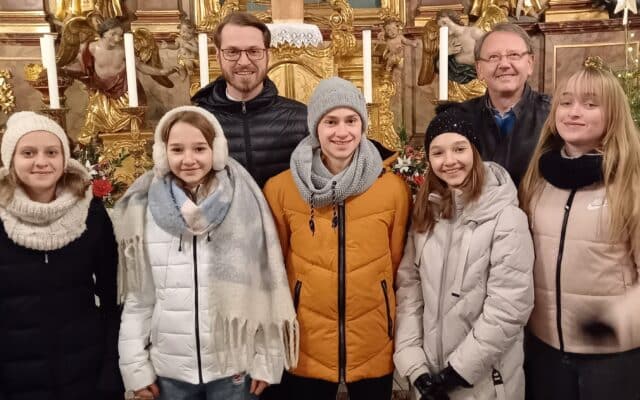 Das Quin­tett „Gau­dea­mus“ aus Gur­nitz