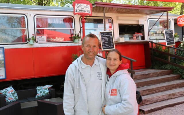 Die Tram­way am Lend­ka­nal