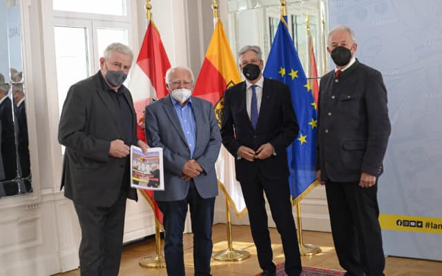 Antritts­be­such des neu­en Hei­mat­dienst-Obman­nes