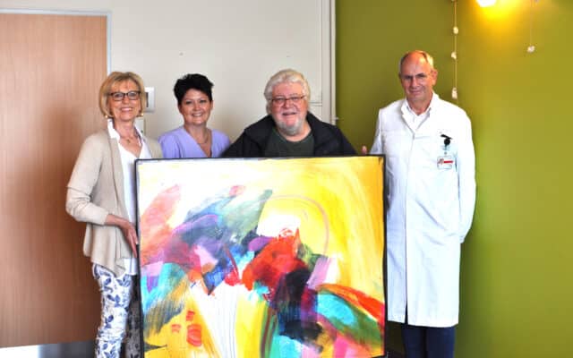 Künst­le­ri­sche Spen­de kommt von Her­zen