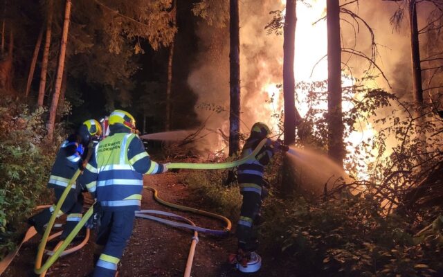 Wald­brand: Blitz schlug in St. Ulrich ein!