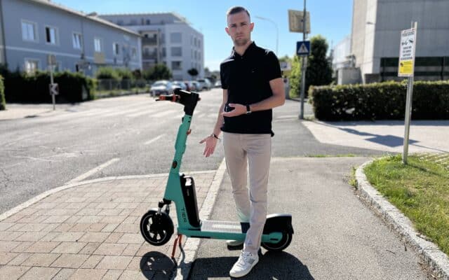 „Unacht­sam abge­stell­te E‑Scooter sind Gefahr“