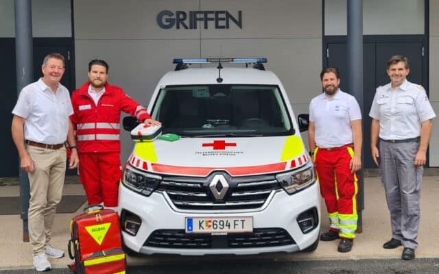 Als neu­er „First Respon­der“ in Grif­fen im Ein­satz