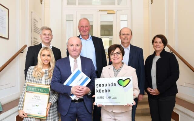 „Gesun­de Küche“-Gütesiegel für LKH Laas