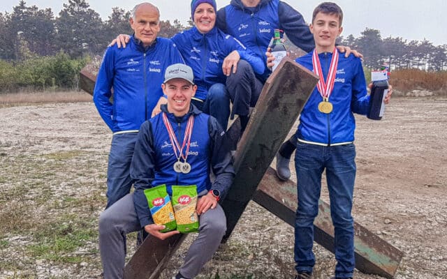 Zwei Mal Gold und zwei Mal Sil­ber