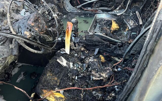 Brand auf der Auto­bahn