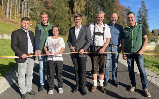 Kötschach-Mau­then: Weg zu Bau­ern­hö­fen erneu­ert