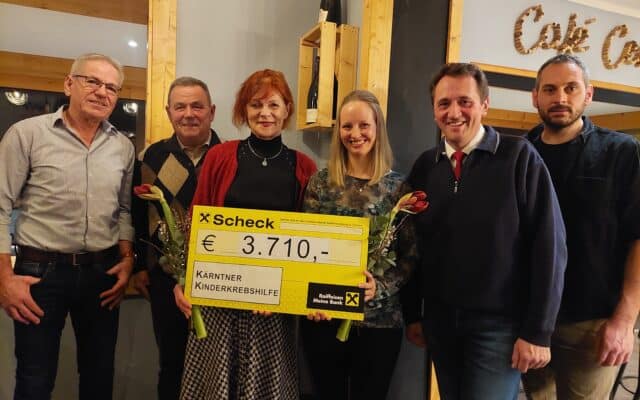 Arnold­stein sam­mel­te 3.170 Euro für Kärnt­ner Krebs­hil­fe