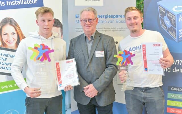 Lehr­lin­ge bewie­sen Gespür für Sani­tär & Co