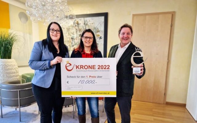 Für Schwammstadt-Bäume gab es e‑Krone in Gold