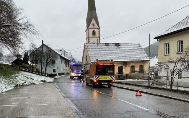 Felssturz beschädigte den Pfarrhof in St. Margarethen