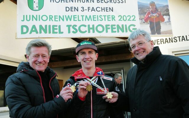 Zweimal Gold für Daniel Tschofenig