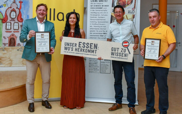 Vil­lachs Kin­der­gar­ten-Kin­der essen gesund