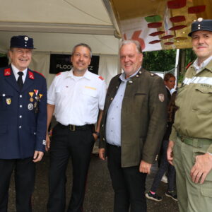 Unter dem Blaulicht gefeiert