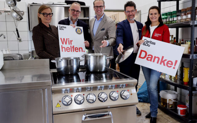Groß­zü­gi­ge Spen­de für das Cari­tas Egger­heim
