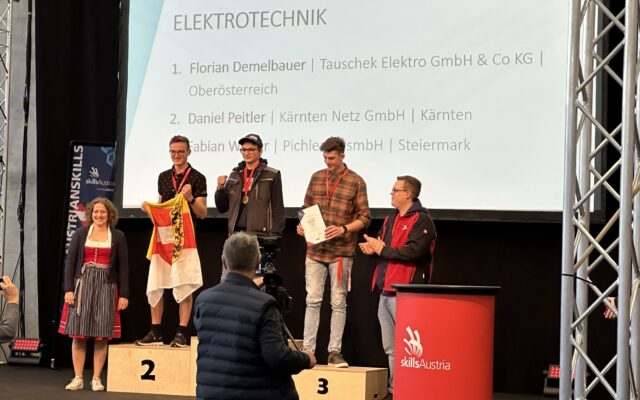 Kärnten ist Elektrotechnik Vizestaatsmeister