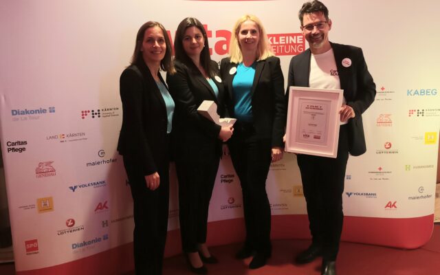 Pfle­ge­lei­tung des Haus “Mar­tha” gewinnt Vita-Award