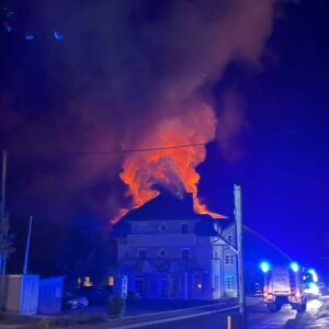 Verdacht der Brandstiftung in Bad Bleiberg!