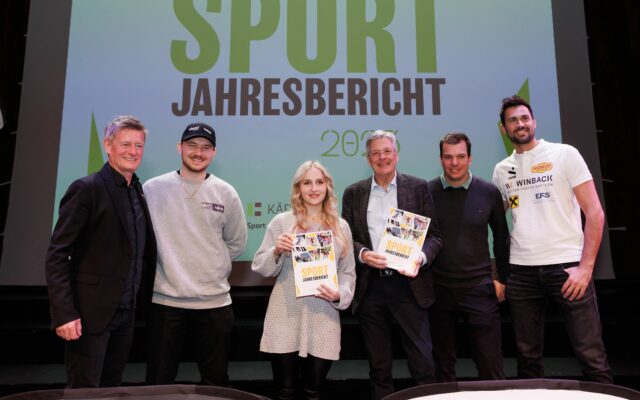 Kärnt­ner Sport­jah­res-Bericht 2023 prä­sen­tiert