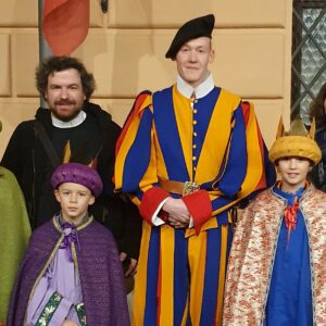 Kärntner Sternsinger feierten Neujahrsmesse mit Papst Franziskus