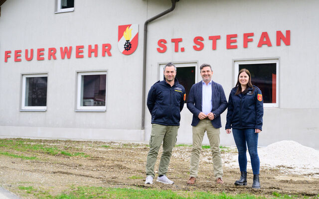 Rüst­haus der Feu­er­wehr St. Ste­fan bei Haim­burg saniert