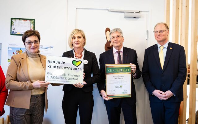 Bad St. Leon­hard hat den moderns­ten Kin­der­gar­ten