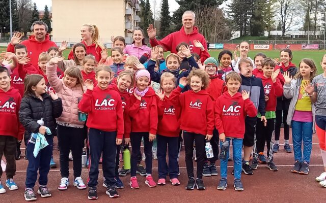 Früh­lings­start: LAC-Kin­der­trai­ning geht ins Freie