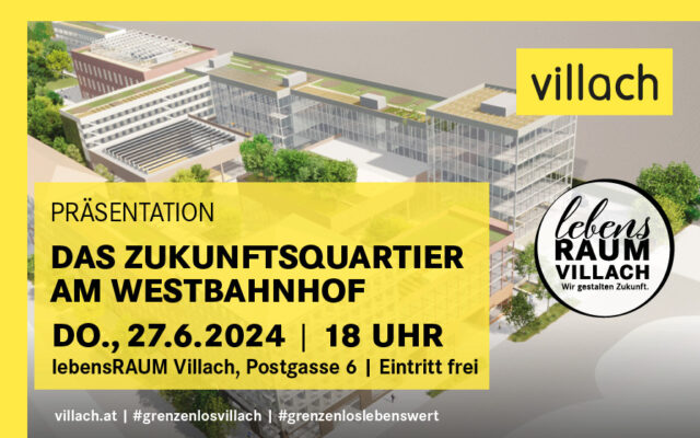 Visi­on für Quar­tier am West­bahn­hof wird prä­sen­tiert