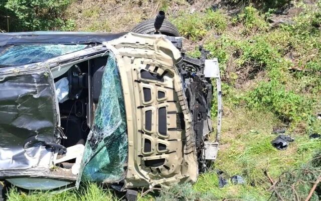 Fünf Personen verletzt: Auto überschlug sich auf der A2