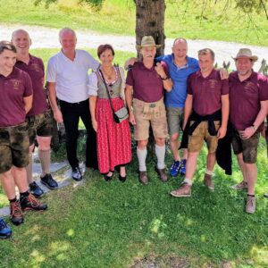 Feierlaune und Gesang in Mallnitz