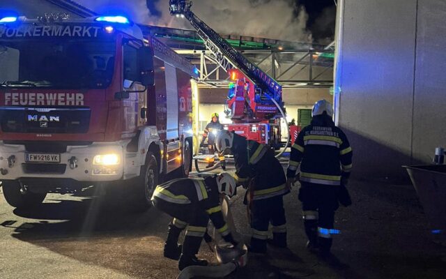 Firma in Völkermarkt brannte