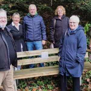 Einweihung der Johns Sternenbänke in Bildstein