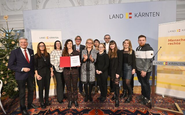 Menschenrechts-Preis für VS Lind ob Velden