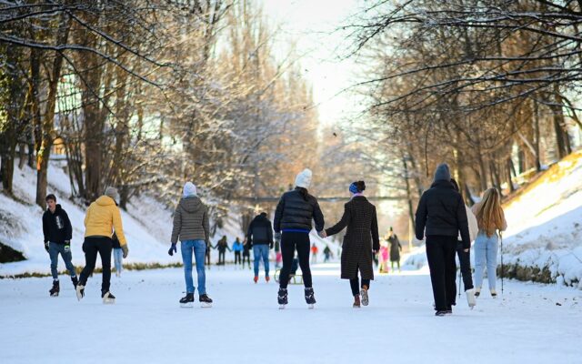 Eislaufen am Lendkanal wieder möglich