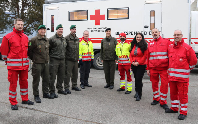 Kärntner Soldaten spenden Blut