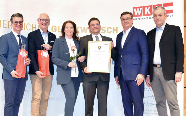 Unter­neh­mer in Kla­gen­furt aus­ge­zeich­net